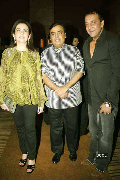 SRK, Sanju @ Rajiv Shukla's bash