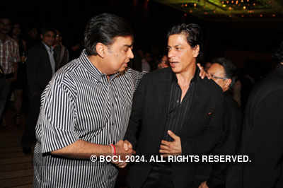 SRK, Sanju @ Rajiv Shukla's bash