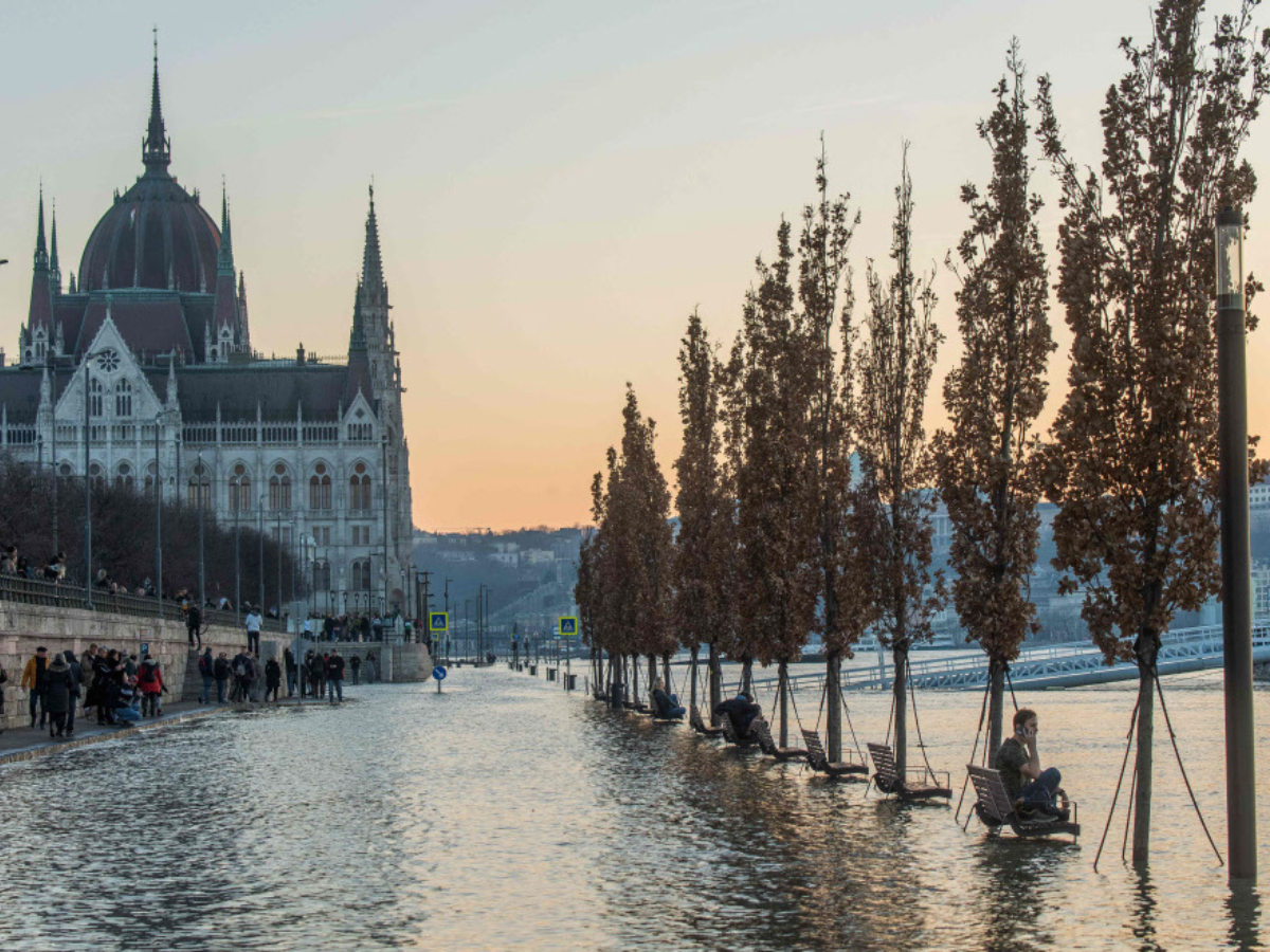 Early Winter Floods Hit Budapest Climate Change Implications