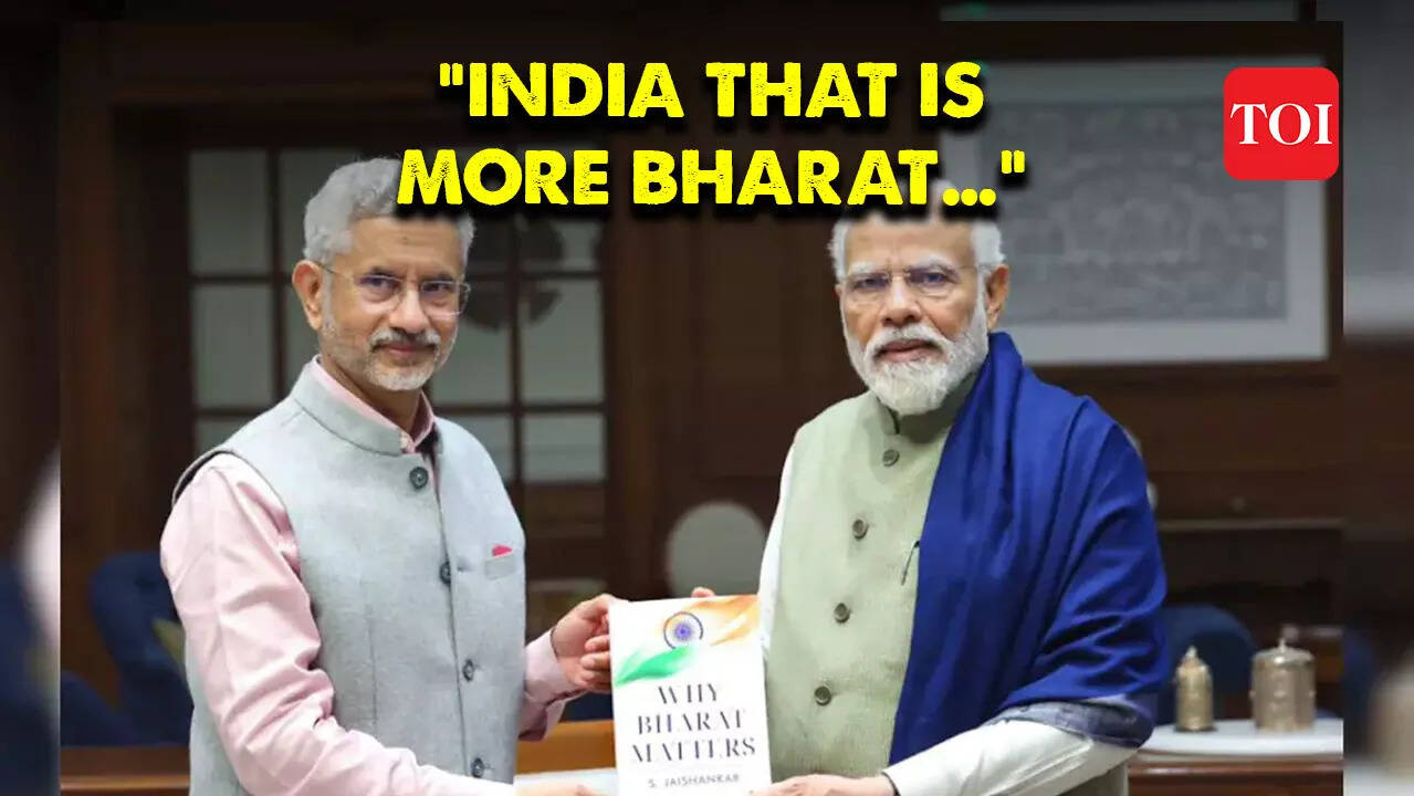 “India that is more Bharat…” EAM Jaishankar presents first copy of his new book to PM Modi