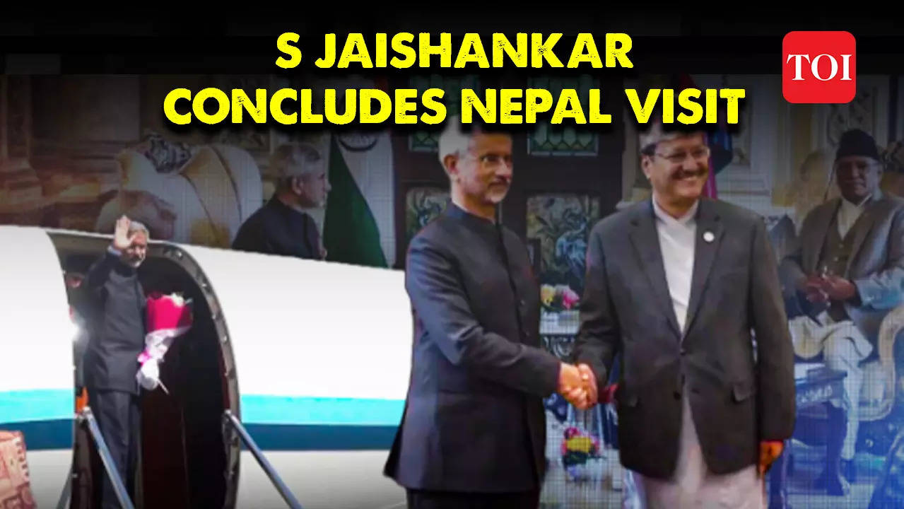 Eam S Jaishankar Concludes His Day Nepal Visit Shares Glimpses