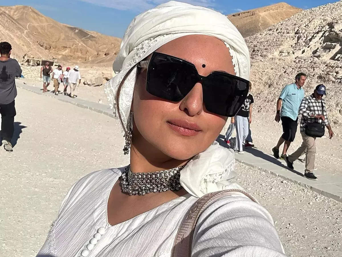Sonakshi Sinha sets sail on an Egyptian adventure into ancient wonders