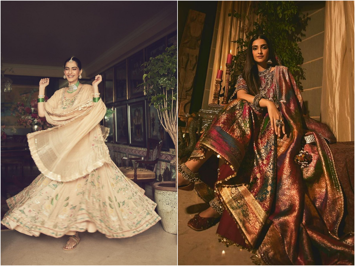Sonam Kapoor lives her royal dreams in mesmerising ethnic outfits, internet is in love with her pictures