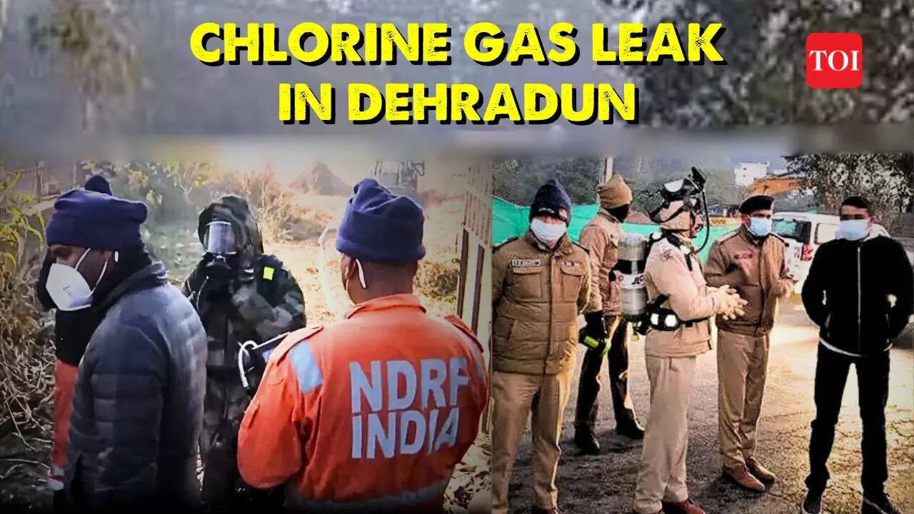 Uttarakhand People evacuated after Dehradun's Jhanjra after chlorine
