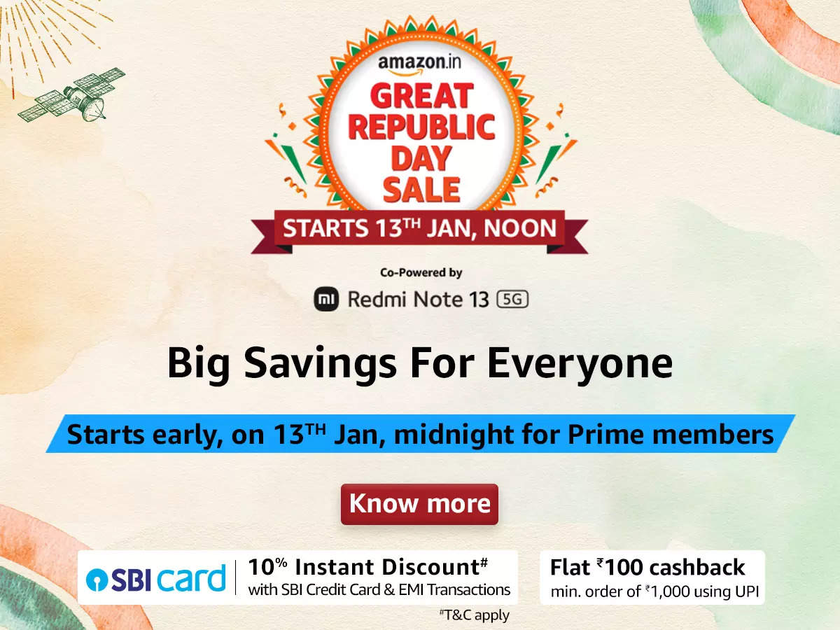 Amazon Great Republic Day Sale 2024 Offers, Deals and discounts