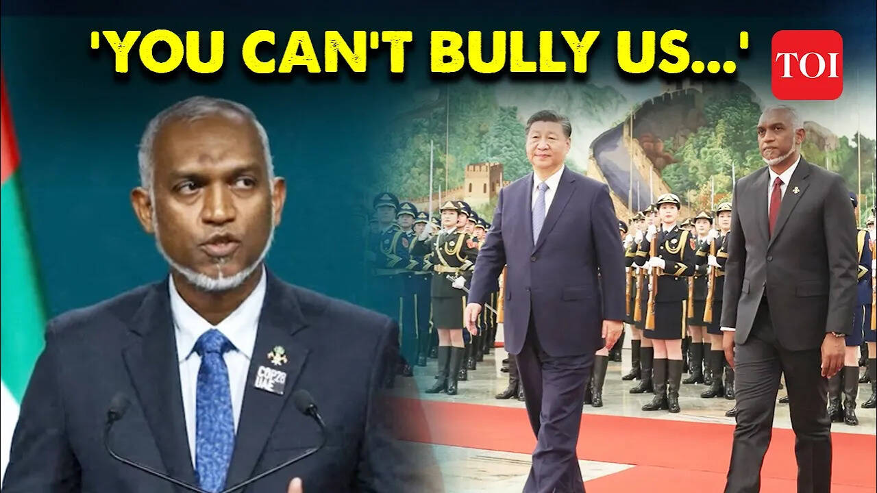 “We may be small, but…” Maldives President Muizzu talks tough amid ...