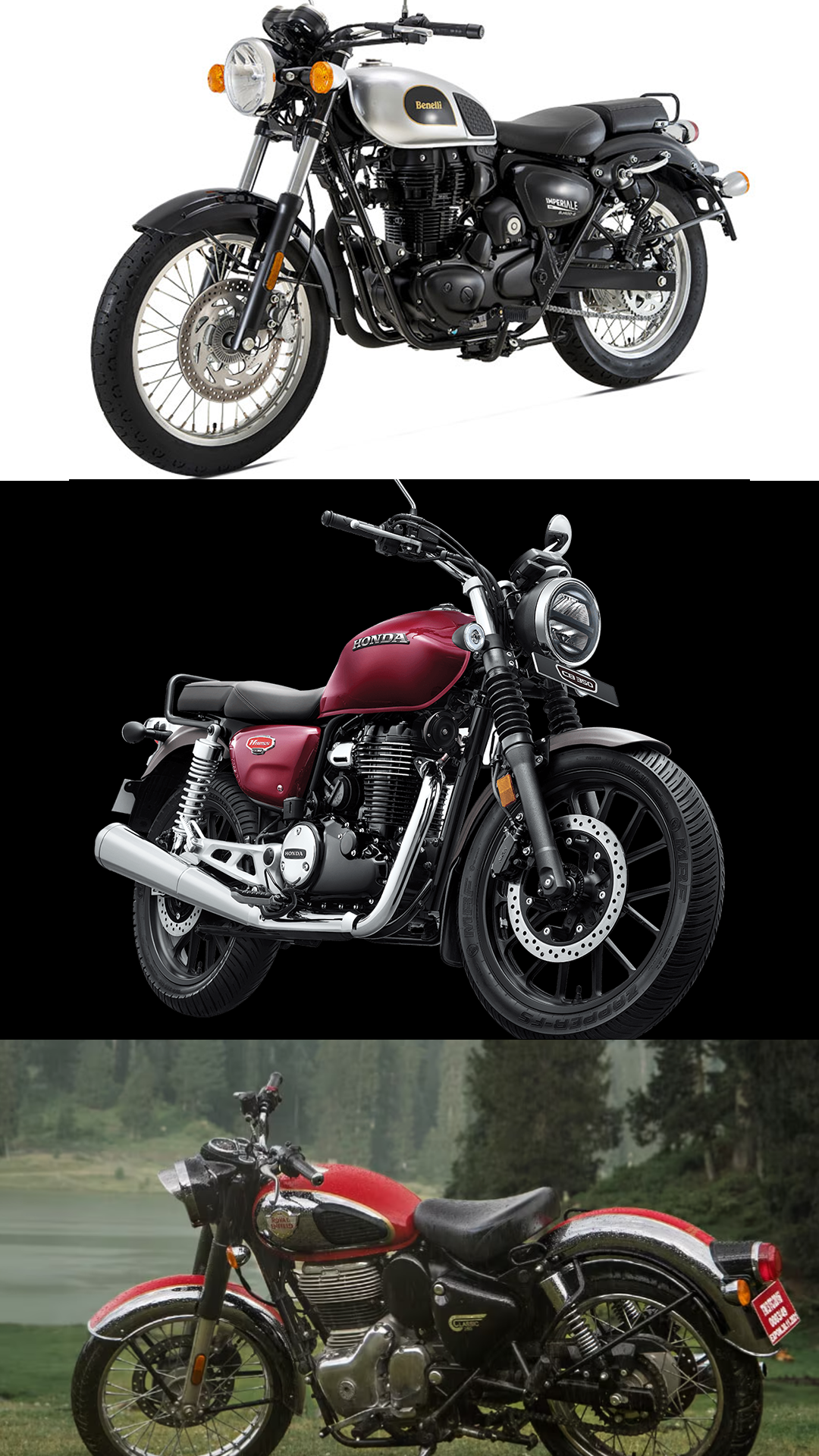 5 Bikes You Can Buy At The Price Of Honda H ness CB350 Honda H