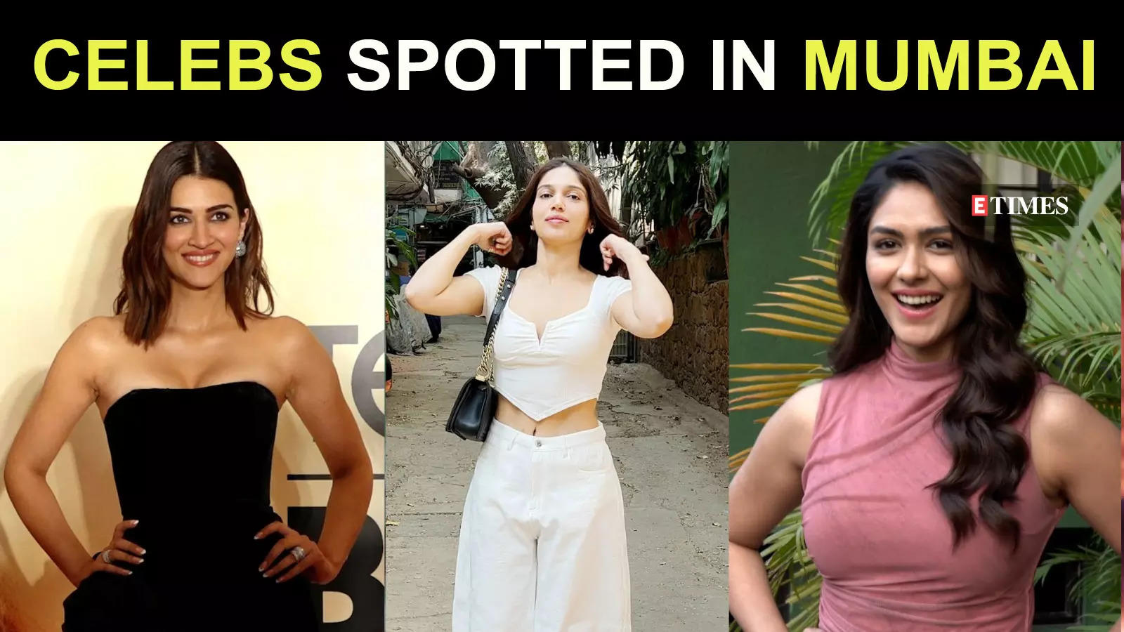 #CelebrityEvenings: From Kriti Sanon to Mrunal Thakur, Bollywood celebs ...