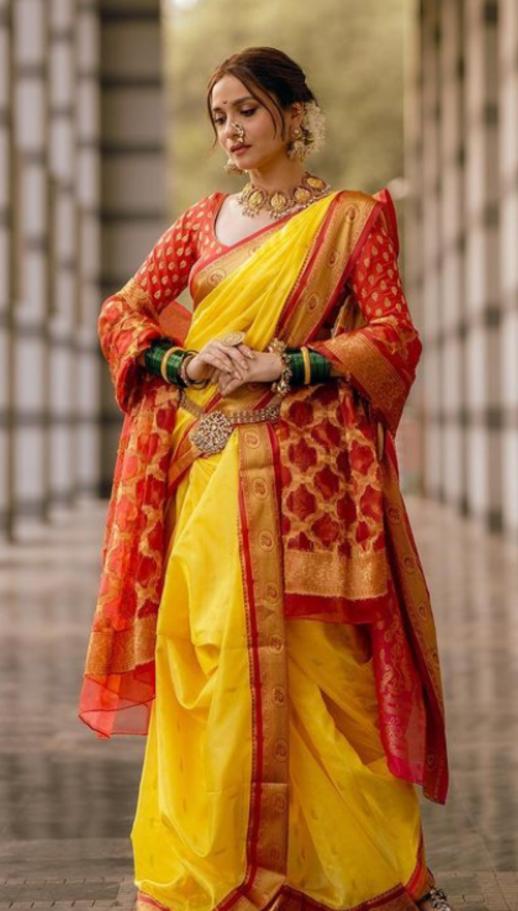 Top 15 saree styles worn by Ankita Lokhande