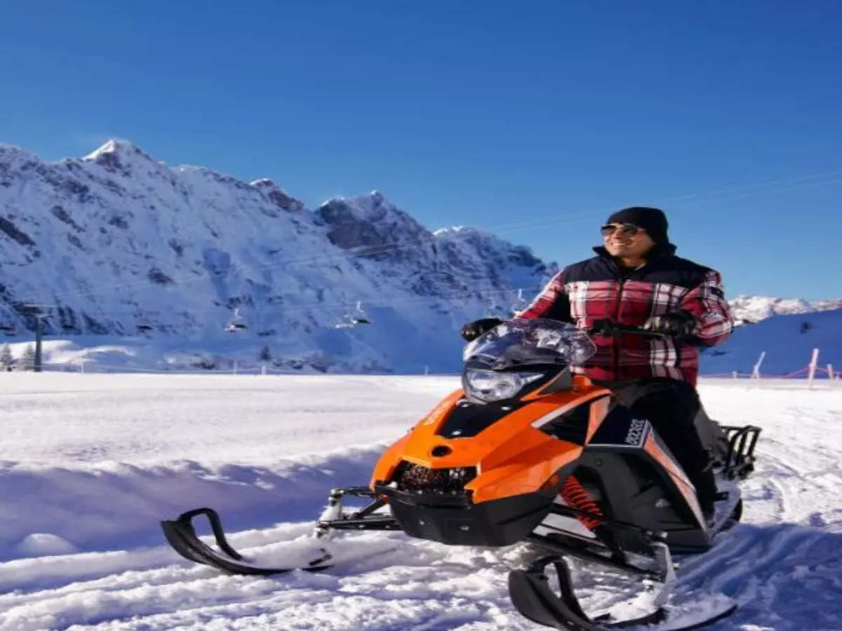 World Snow Day 2024 Olympic champion Neeraj Chopra enjoys snow