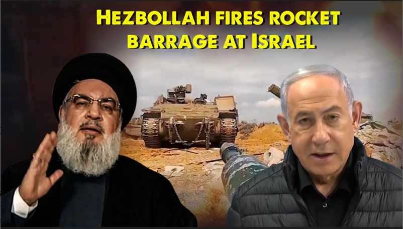 Breaking! Hezbollah Fires Rocket Barrage At Israel, Lebanon's ...