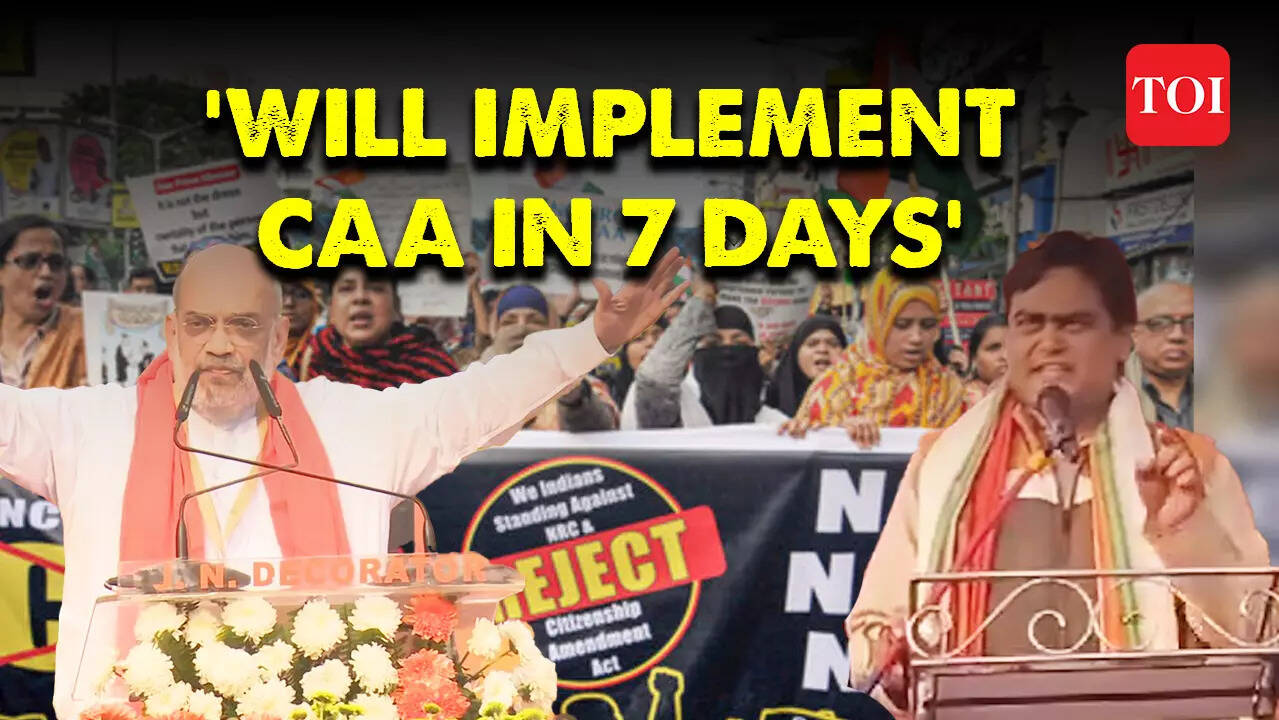 CAA In 7 Days?: Union minister Shantanu Thakur guarantees ...