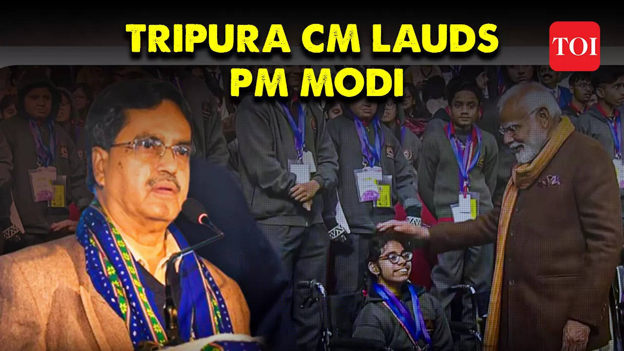 Tripura Cm Manik Saha Praises Pm Modis Pariksha Pe Charcha Initiative 6306