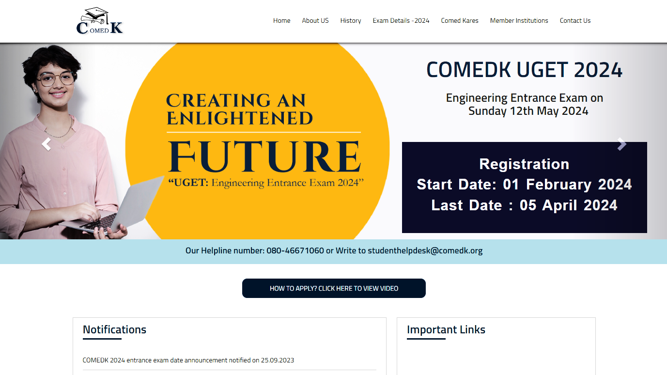 COMEDK UGET 2024 Registration Eligibility, Application Process, and