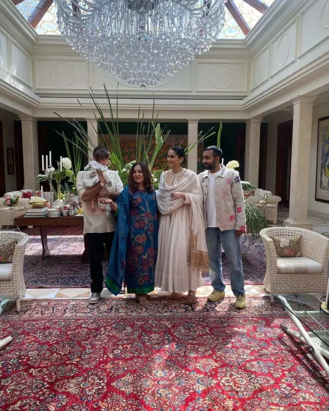 Sonam Kapoor hosts a lavish lunch at her Delhi home, pictures will leave you spellbound