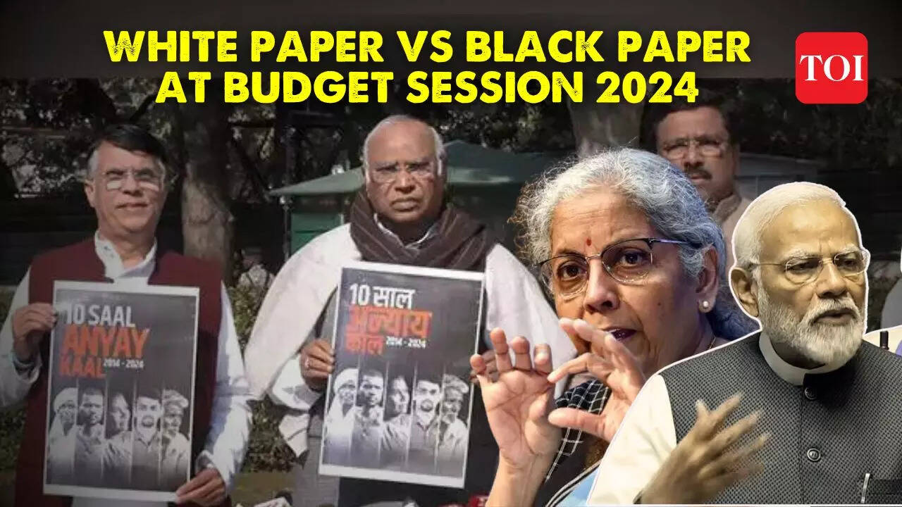 Union Budget Session 2024 'White Paper' vs 'Black Paper' politics