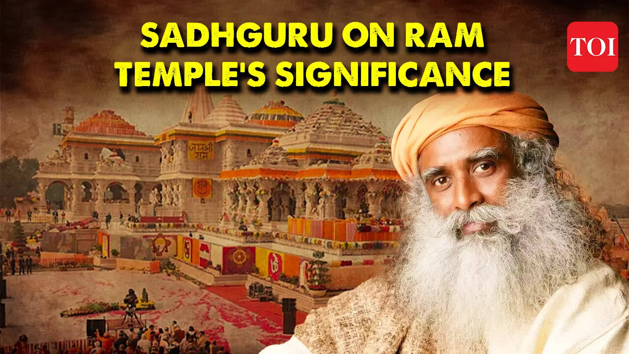 “Ram Temple, India’s civilizational movement…” says Sadhguru