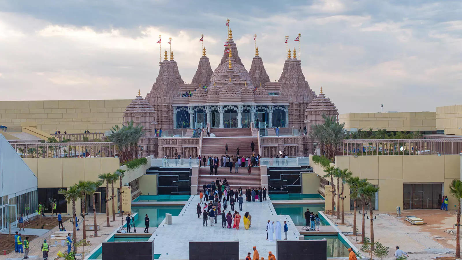 Stunning visuals of UAE's first Hindu temple