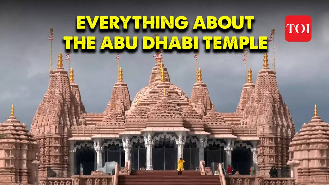 1.8 million bricks, 30,000 carved stones: Abu Dhabi Temple built at ...