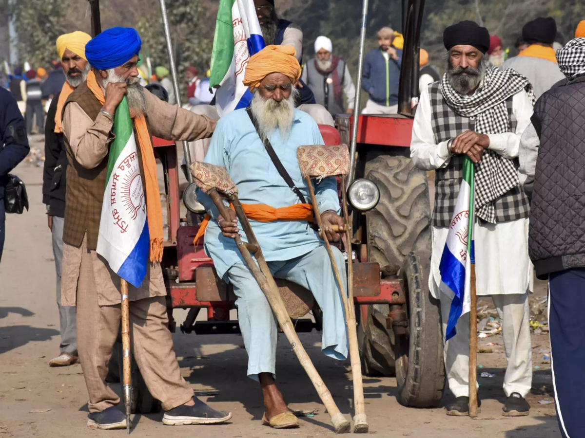 In Pics North India Stand Still As Farmers Take On Streets Amid Bharat Bandh