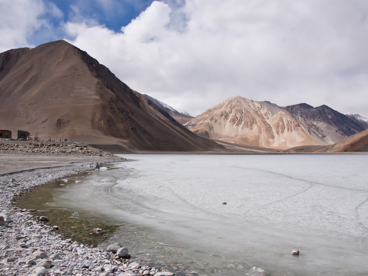 Pangong frozen lake marathon to be held on Feb 20, with a focus on climate change Pangong frozen lake marathon to be held on Feb 20, with a focus on climate change