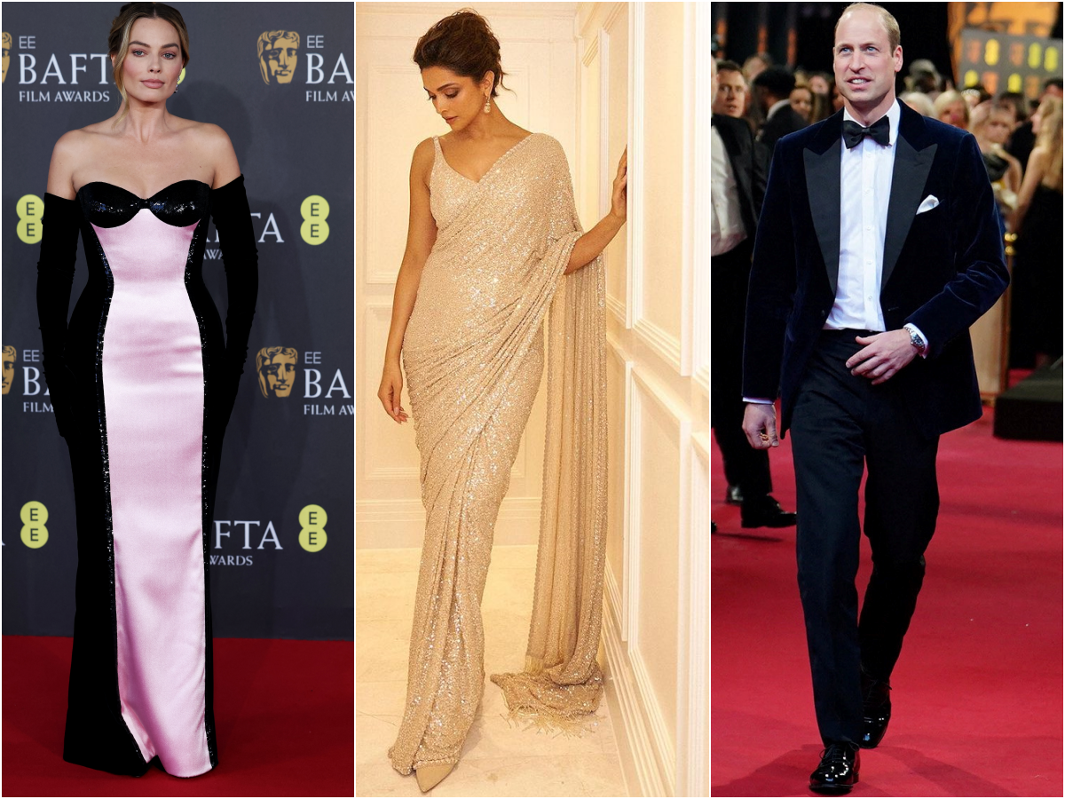 BAFTAs 2024 red carpet: Margot Robbie, Deepika Padukone, Prince William and more, best-dressed stars in pictures