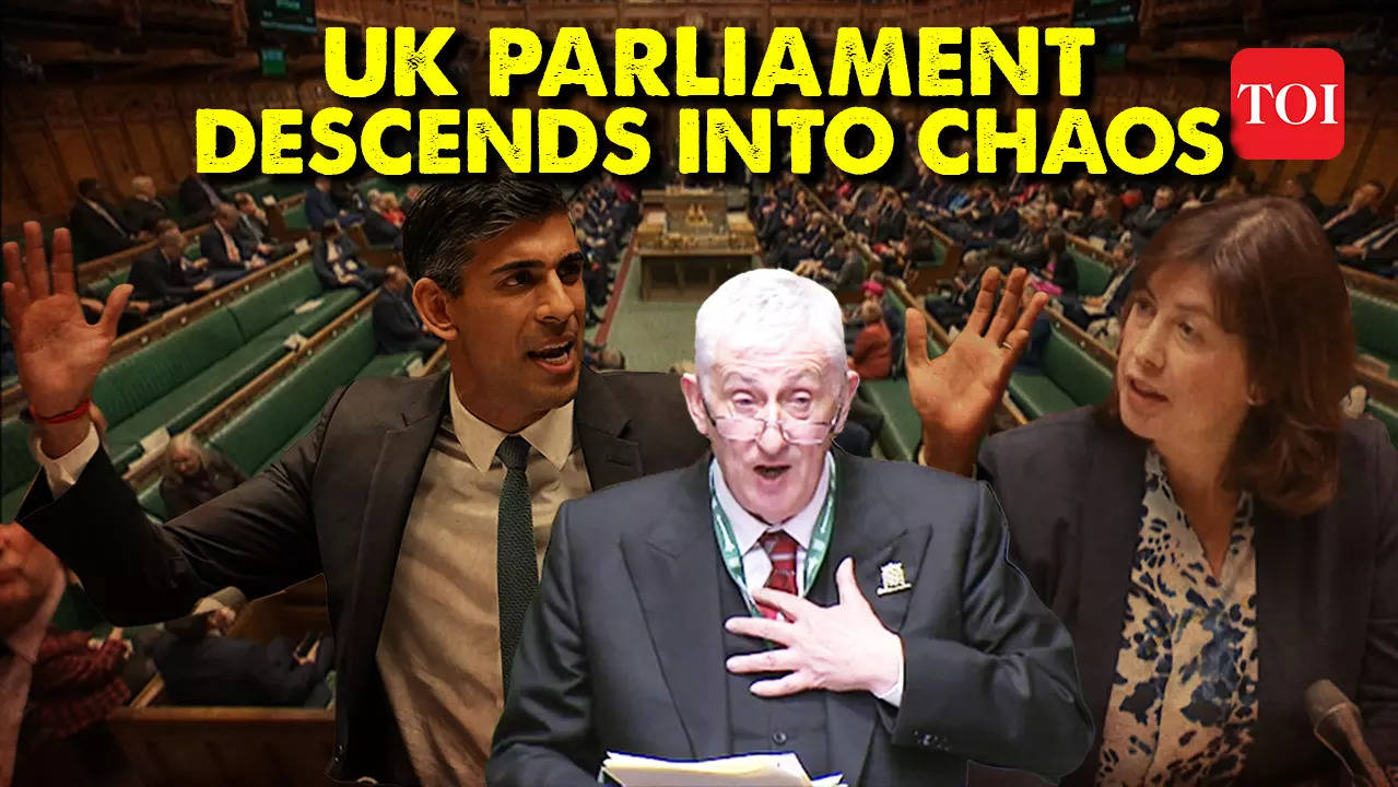 Israel-Hamas War: UK's House Of Commons Sinks Into Chaos Over Gaza ...