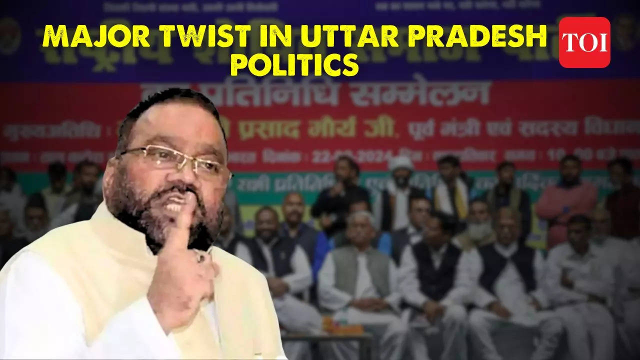 Lok Sabha Polls 2024 Former Samajwadi Party Leader Swami Prasad Maurya Announces His Own 0304