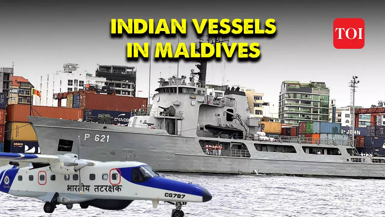 Maldives tension: Indian ships enter Male port for Trilateral Joint ...