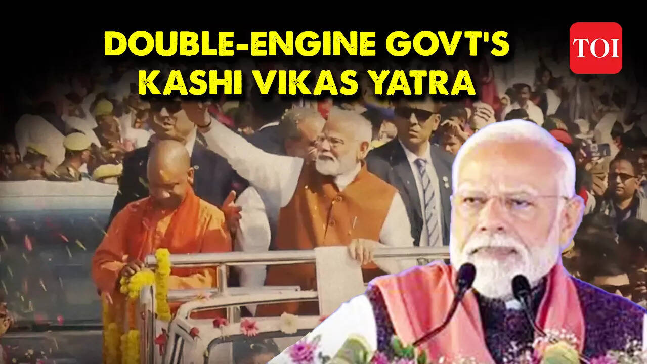 PM Modi in Varanasi: Double-engine govt tarnsforms Kashi with 'Vikas ki ...