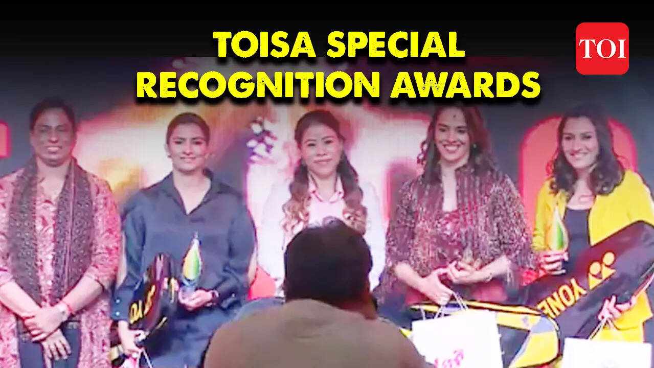 Watch: Mary Kom, Geeta Phogat, Saina Nehwal and Rani Rampal win special ...