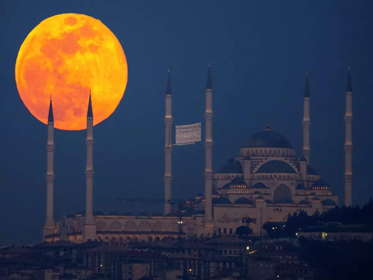 February's full snow moon graces the night sky, see pictures from around the world