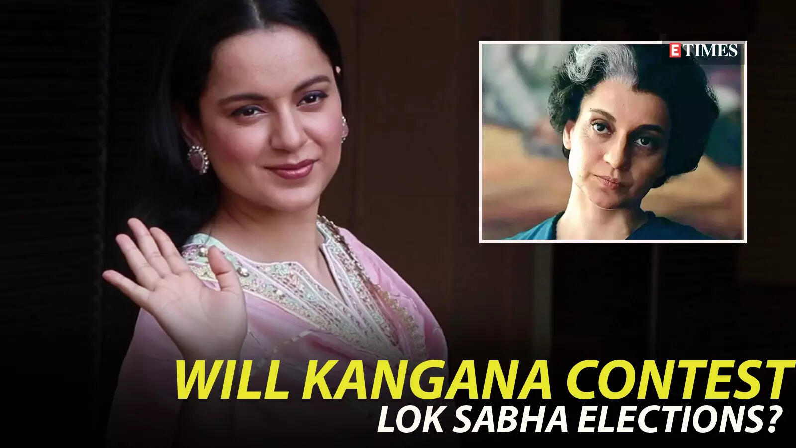 Kangana Ranaut's political aspirations I think this is the right time