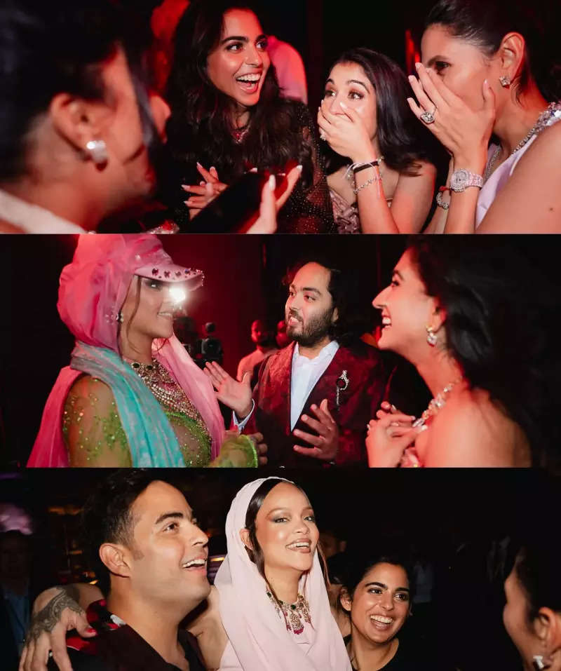 From ​SRK-Rihanna to Aditya-Ananya: Viral pictures from Anant Ambani and Radhika Merchant's pre-wedding festivities