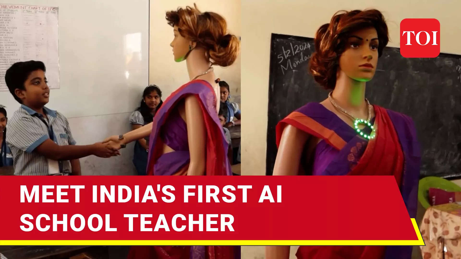 Watch: India’s first-ever AI teacher robot named ‘Iris’ launched in ...