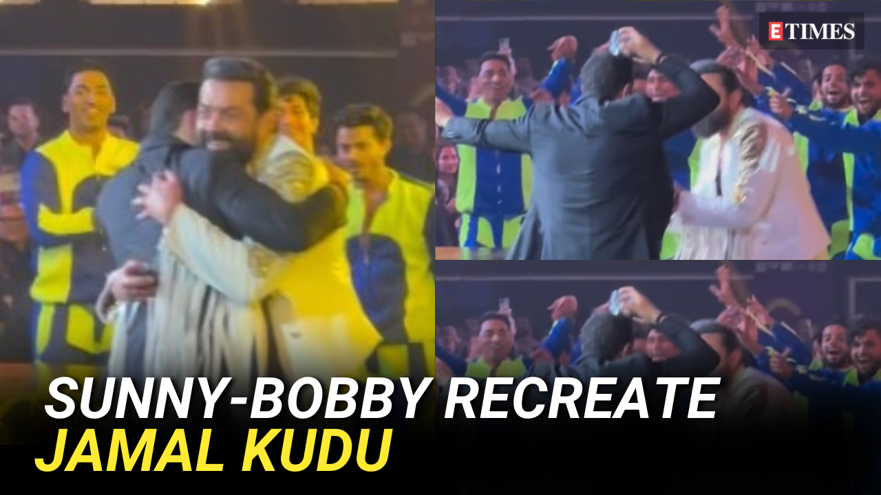 Sunny Deol & Bobby Deol dance on Jamal Kudu, video goes viral