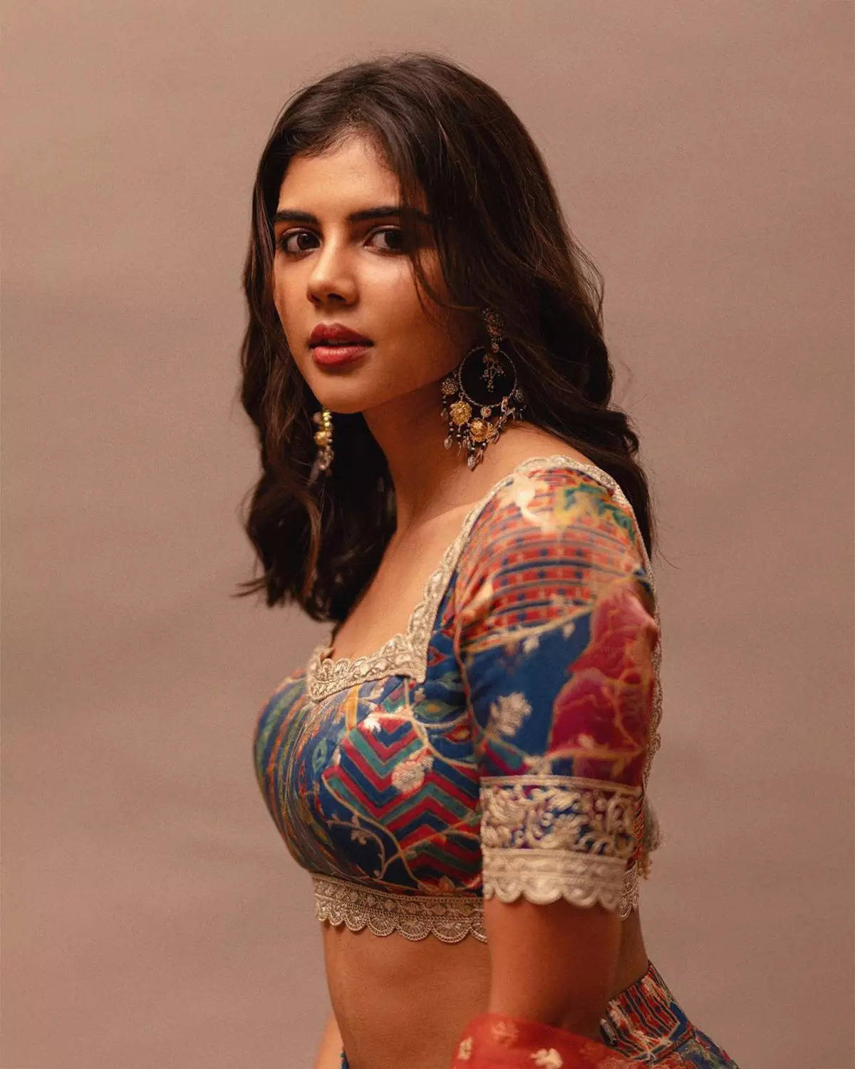 ​Kalyani Priyadarshan exudes an aura of radiance with her luminous skin​