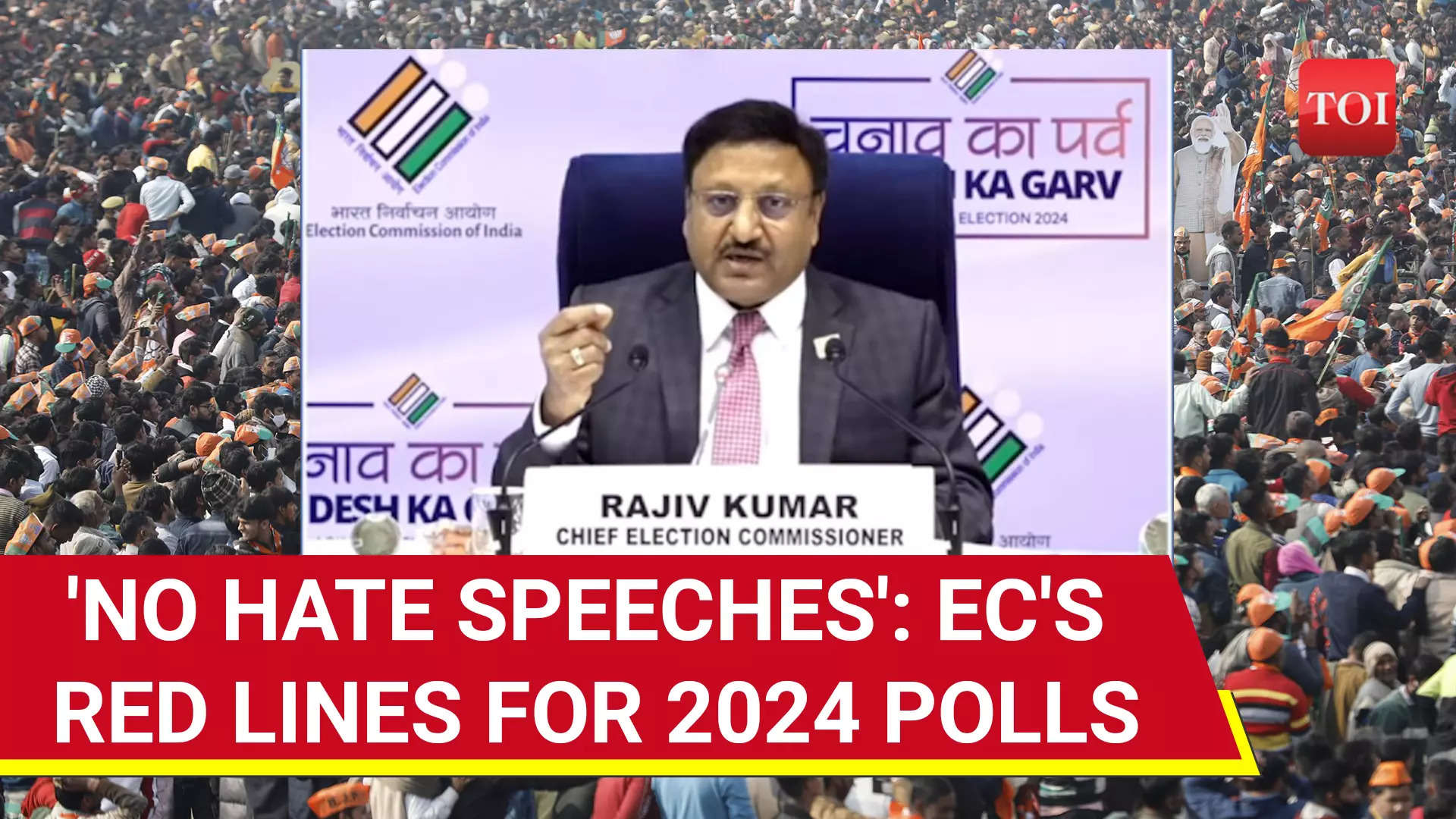 Ec Asks Political Parties To Avoid Hate Speeches During Poll Campaign