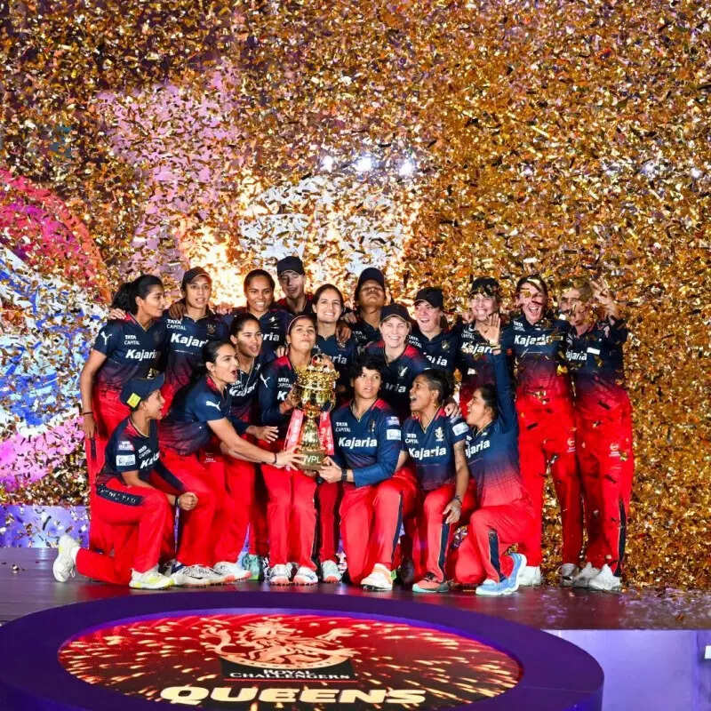 WPL 2024 final: Pictures from the winning moment as RCB beat DC by 8 wickets to clinch maiden title