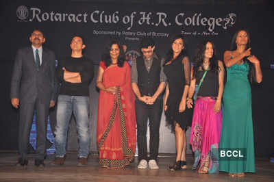 Aamir, Poonam Pandey at Rotaract Club