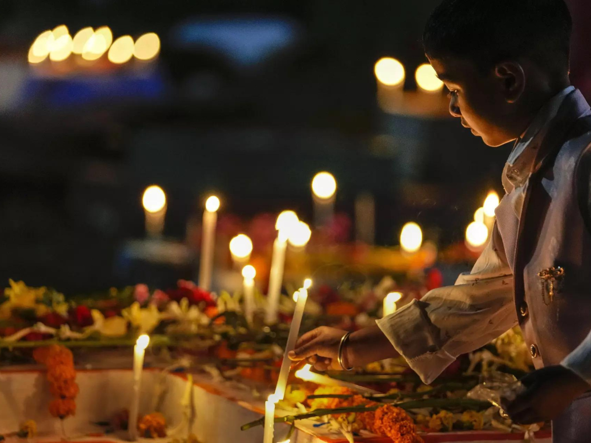 Holy prayers and morning mass: People in India and across the world celebrate Easter Sunday  | The Times of India