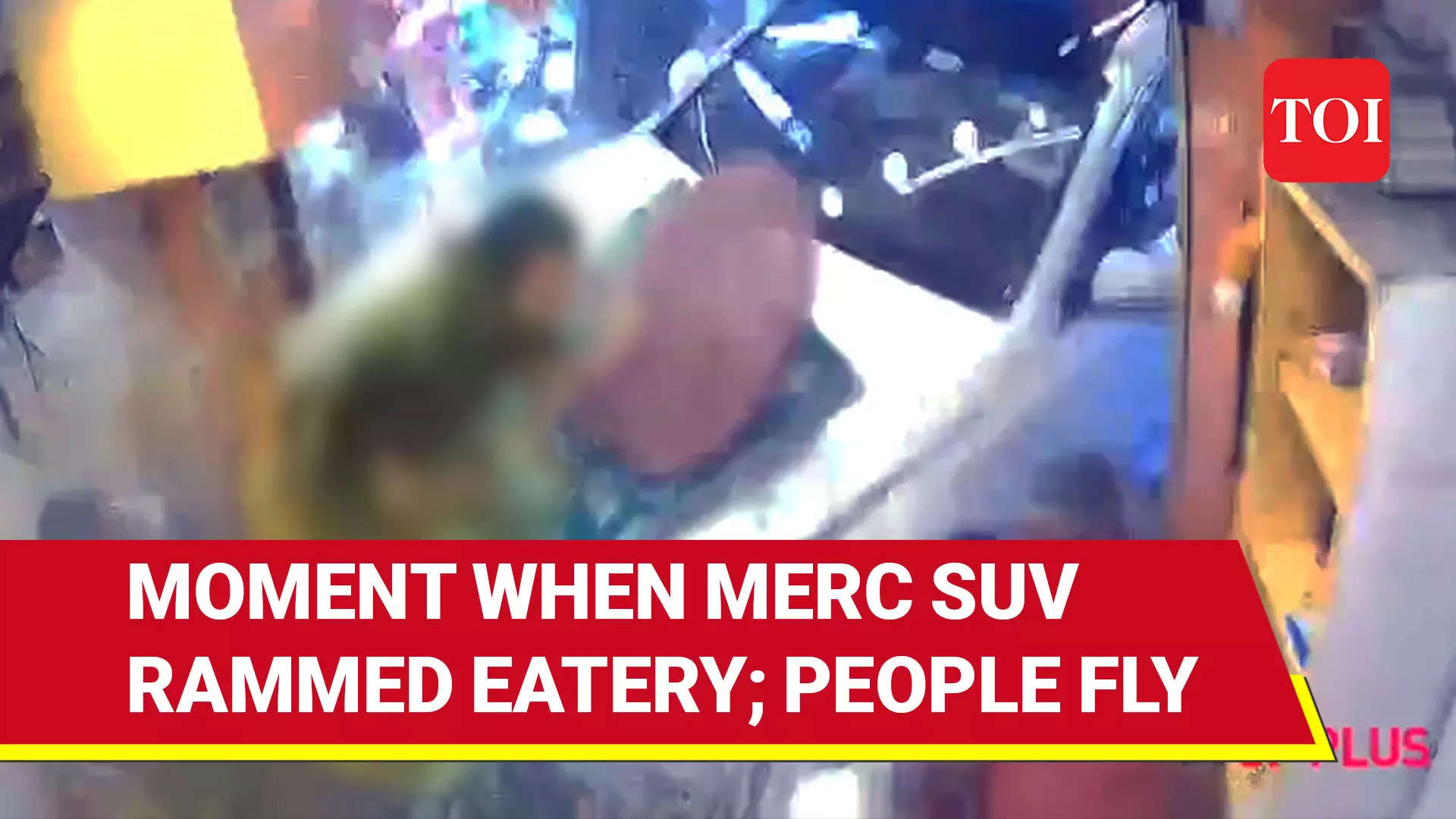 Shocking! Lawyer rams Mercedes car into Kachori shop in Delhi, Six injured