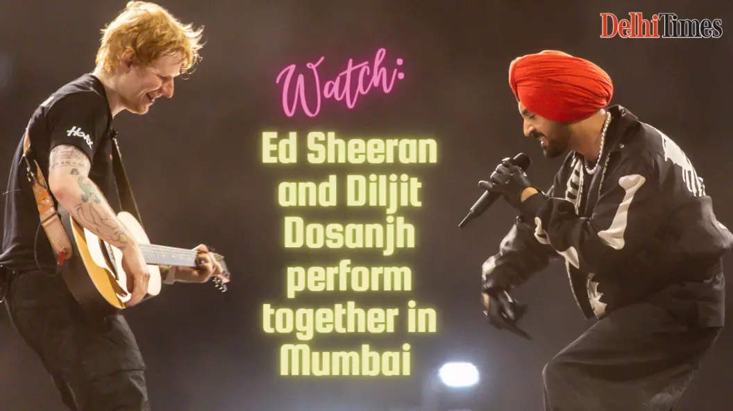 Watch Ed Sheeran And Diljit Dosanjh Perform Together In Mumbai