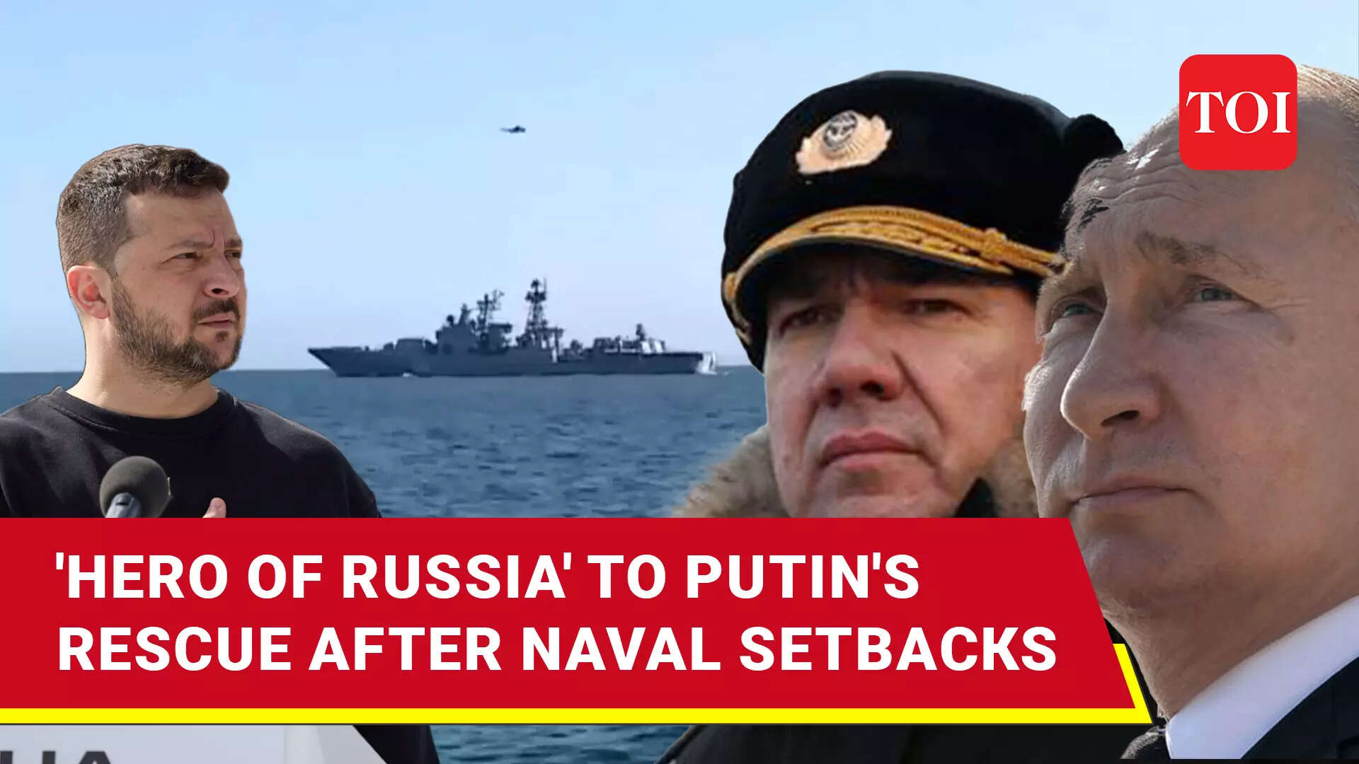Russian President Vladimir Putin appoints Admiral Aleksandr Moiseev as ...