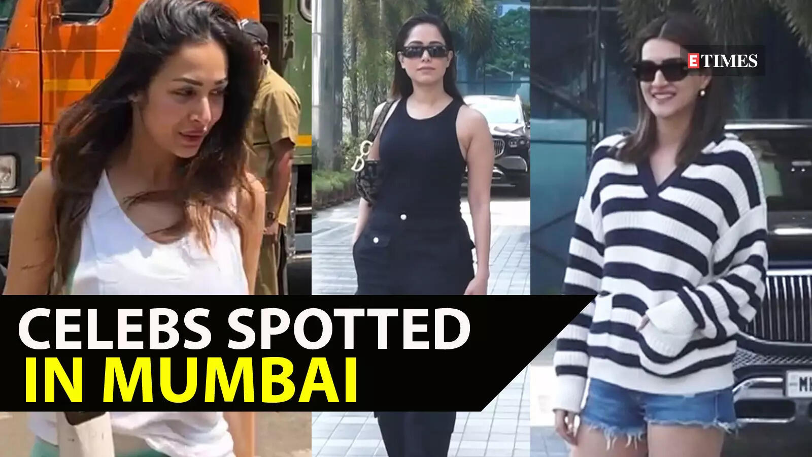 #CelebrityEvenings: From Malaika Arora to Kriti Sanon, Bollywood celebs spotted in Mumbai