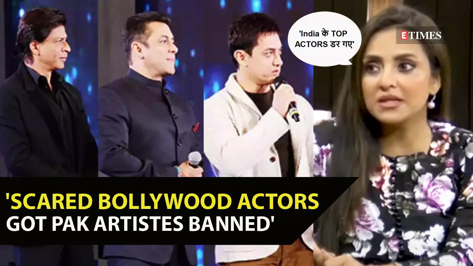 Nadia Khan alleges Aamir Khan, Shah Rukh Khan, Salman Khan are 'scared' of 'talented Pak artistes'; internet says, 'Delusion jab ultra pro max ho..'