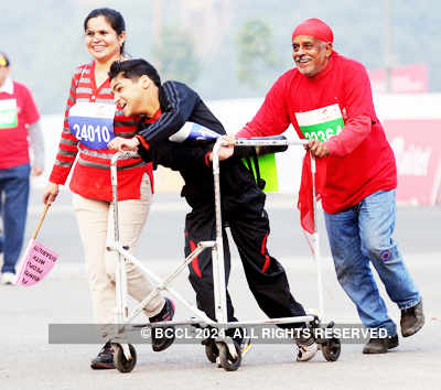 Delhi half marathon 2011