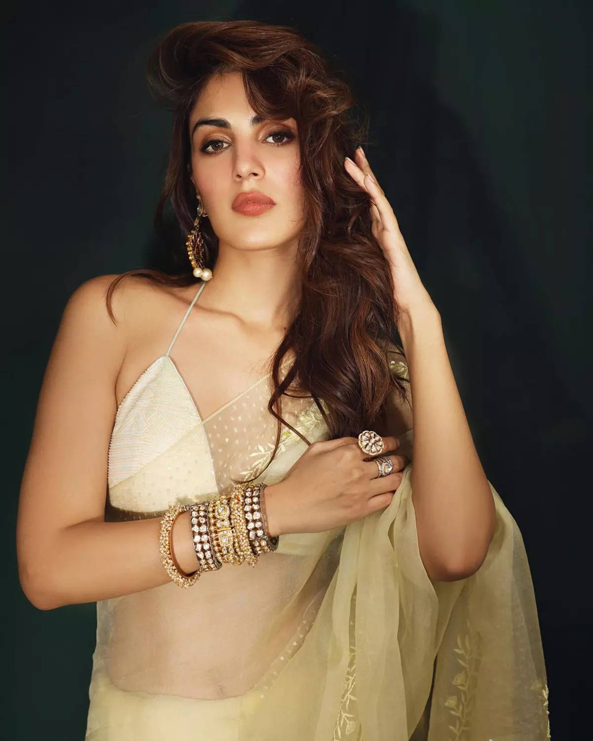 ​Rhea Chakraborty captivates with her luxuriant locks​