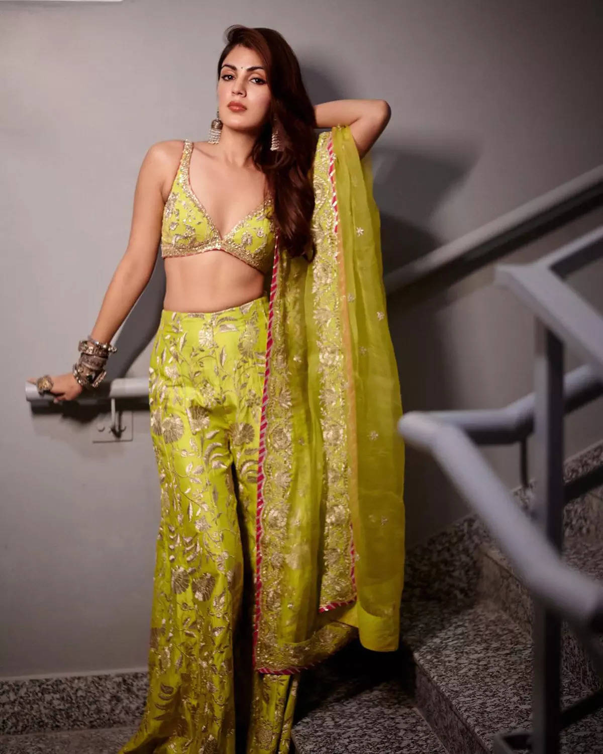 ​Rhea Chakraborty captivates with her luxuriant locks​