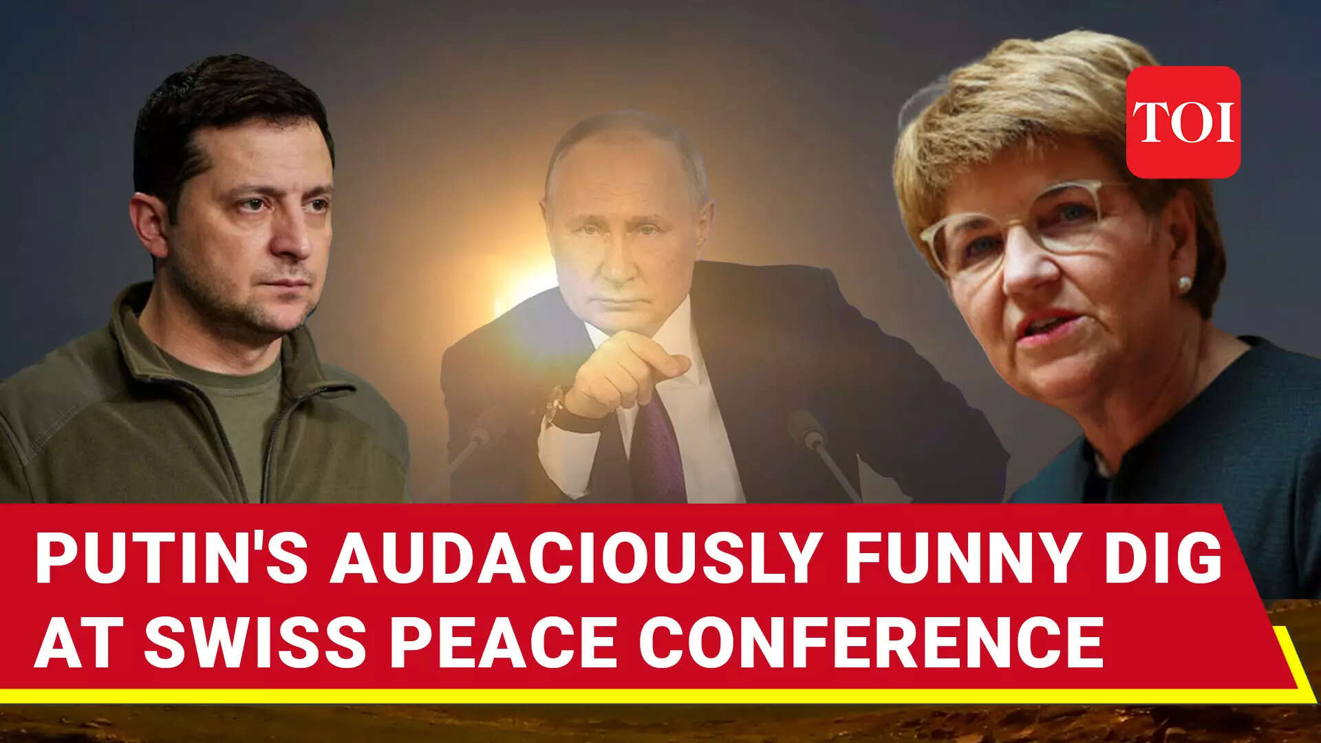 'Non-Sense & Funny: Putin rips apart Switzerland and Ukraine over Peace ...